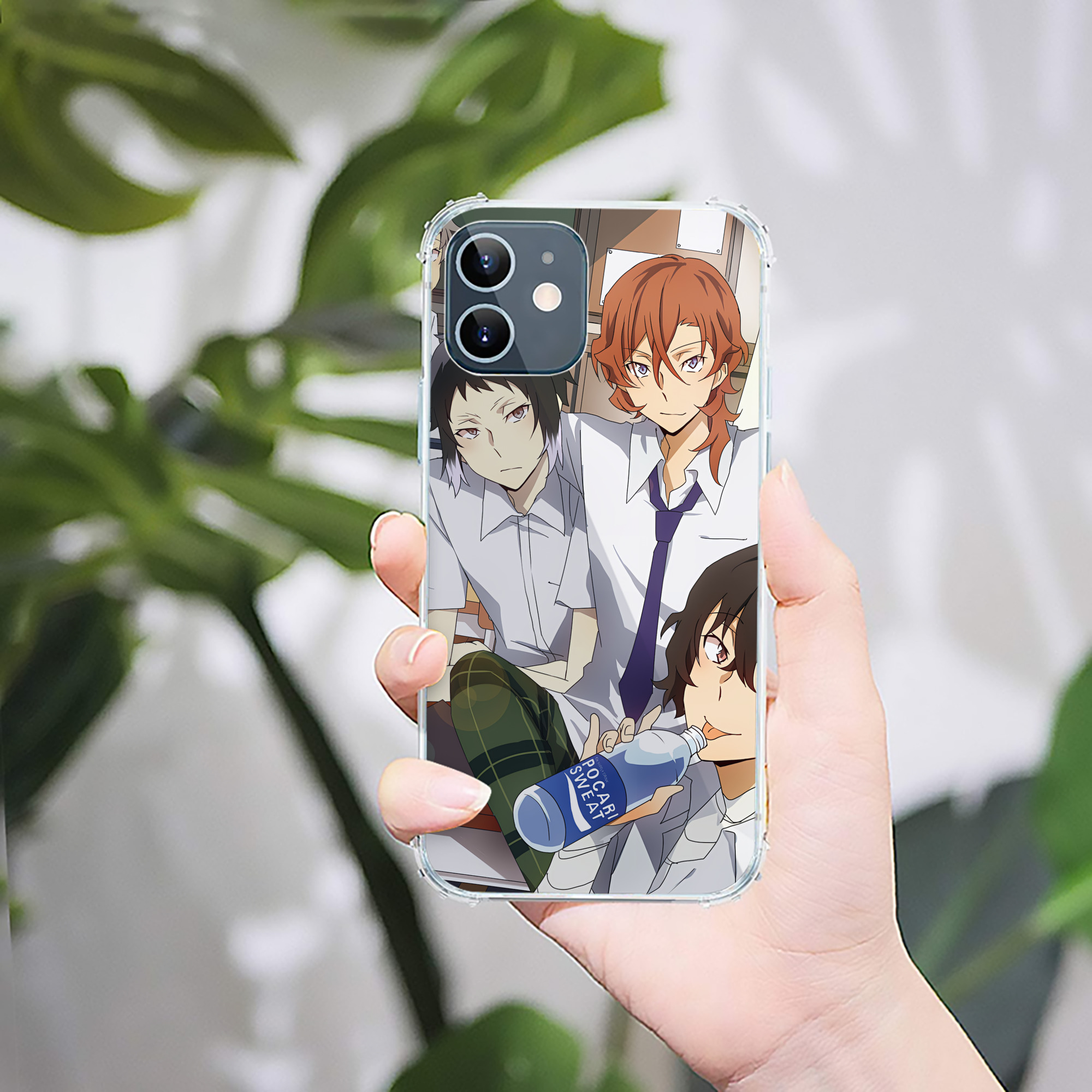 （画像用） 文豪ストレイドッグス Bungo Stray Dogs 【iPhone 12シリーズ対応】透明スマホケース（クリアソフトケース）